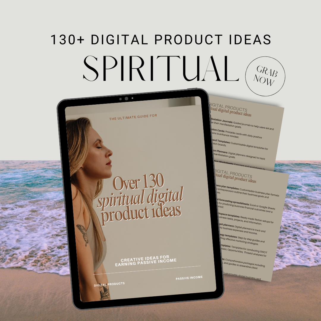 130+ Spiritual Digital Product Ideas