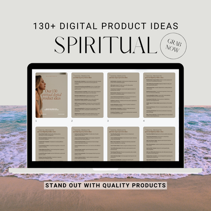 130+ Spiritual Digital Product Ideas