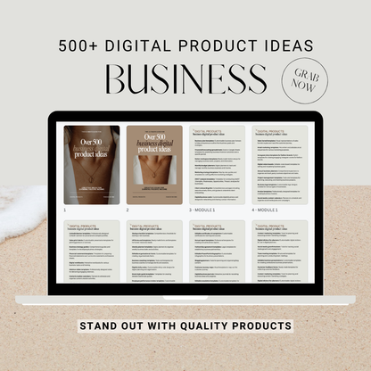 500+ Business Digital Product Ideas