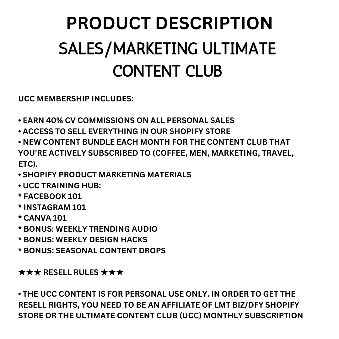 UCC | Sales | Marketing | Entrepreneurship