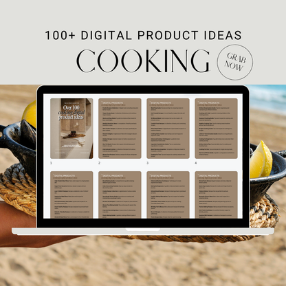 100+ Cooking Digital Product Ideas