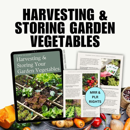 Harvesting & Storing Garden Vegetables