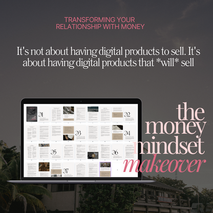 The Money Mindset Makeover with mockups included