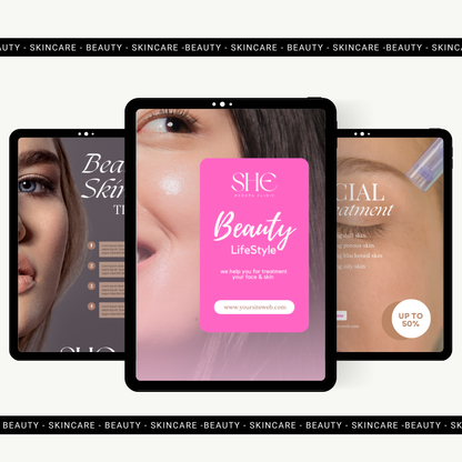 Skin Care Social Media Templates instagram Stories | Beauty | PLR/MRR