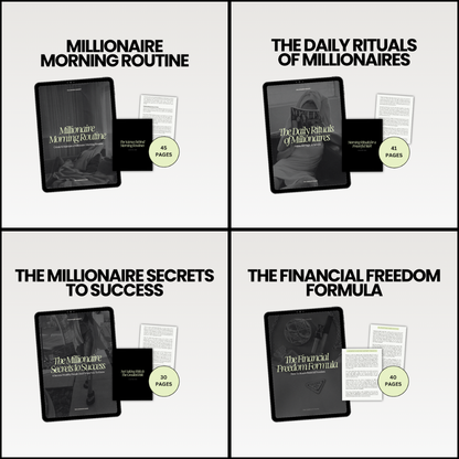 BUNDLE | Millionaire Mindset | 8 e-books DFY | Master Resell Rights