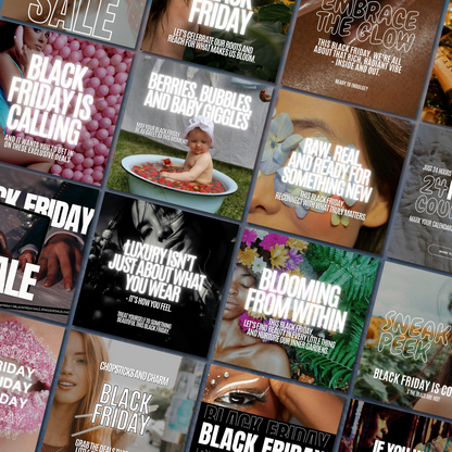 SOCIAL MEDIA | The Ultimate Black Friday Social Media Content Bundle