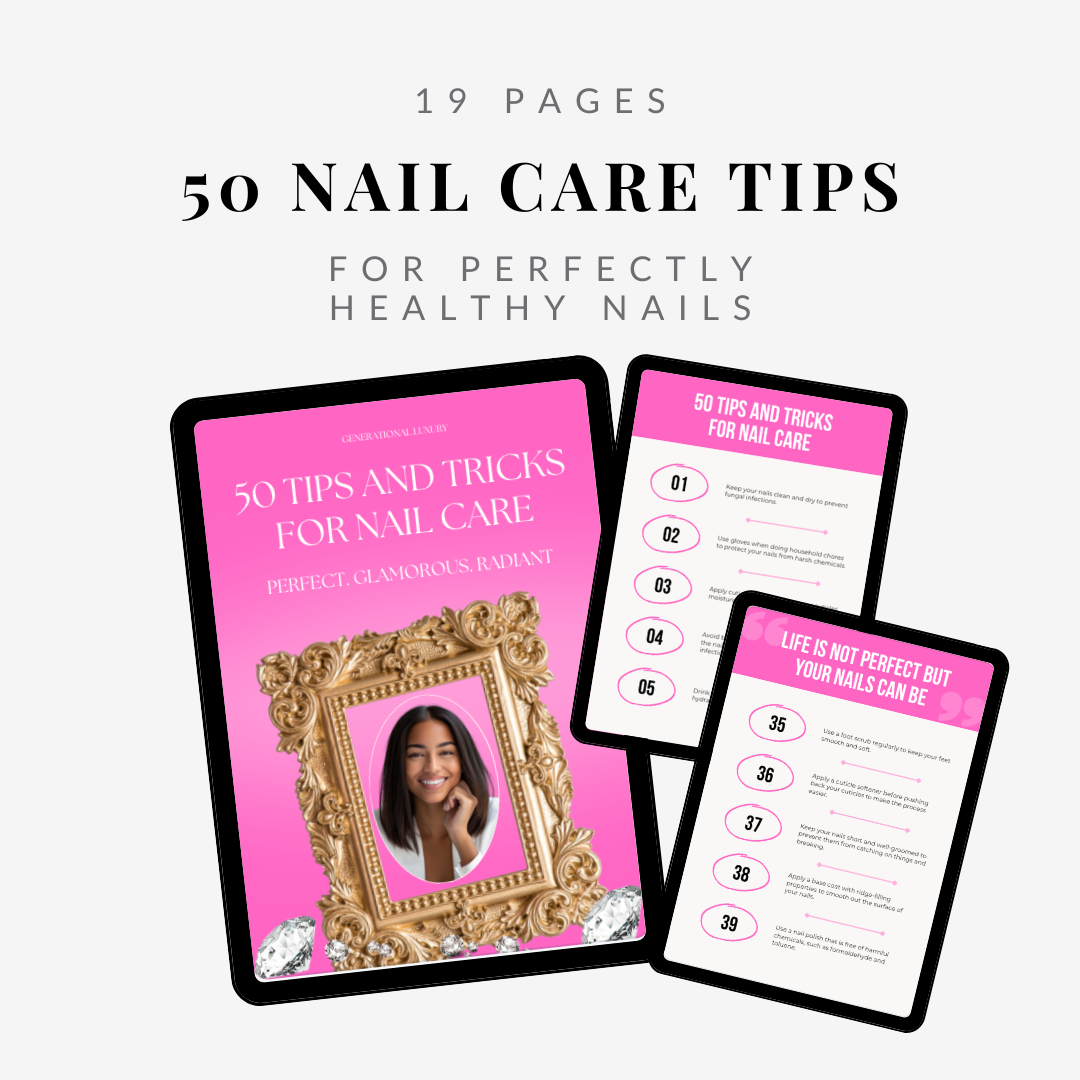 50 NAIL CARE TIPS | Beauty | E-BOOK | PLR