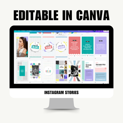 SOCIAL MEDIA | COLOR POP PACK | Canva Template