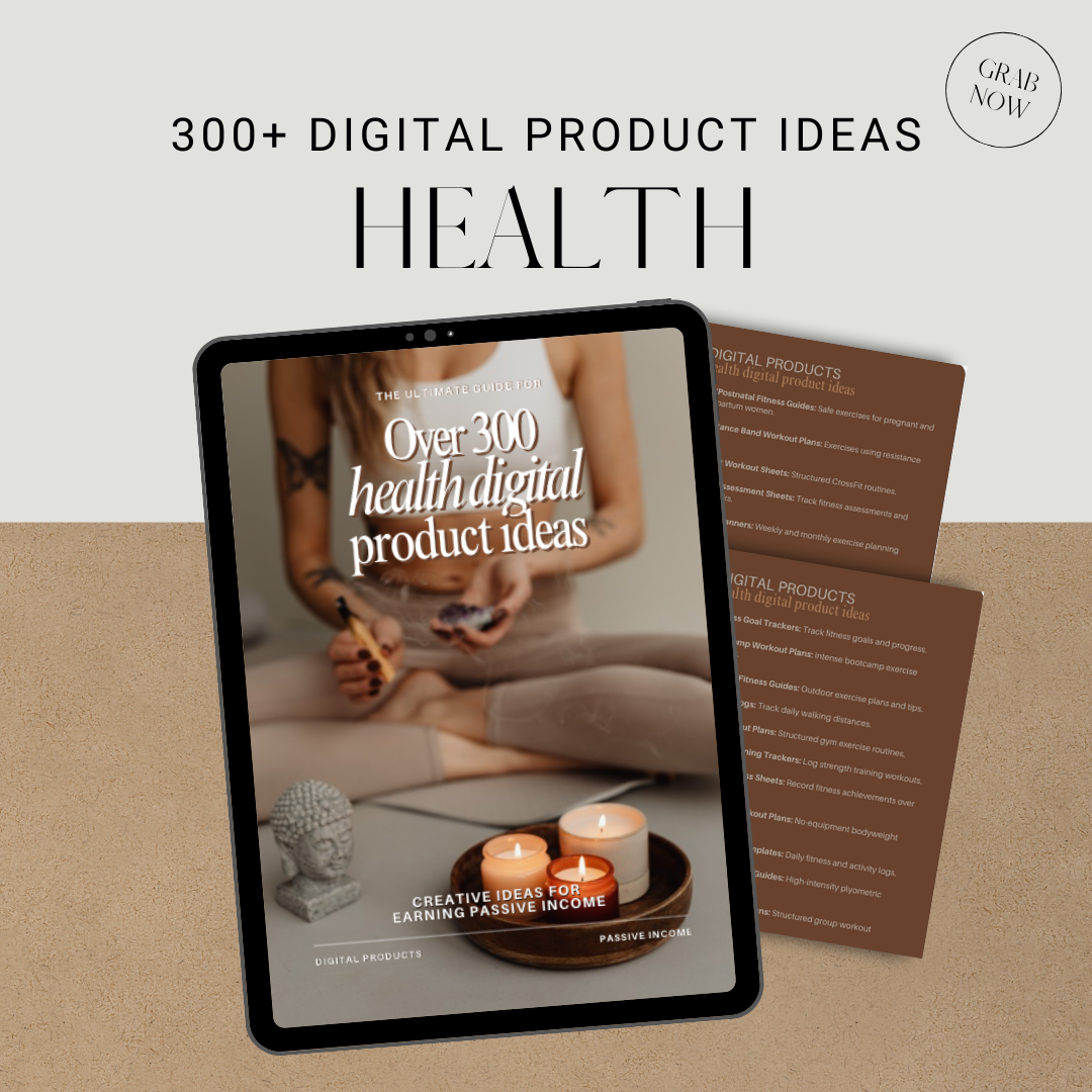 300+ Health Digital Product Ideas