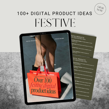 100+ Festive Digital Product Ideas