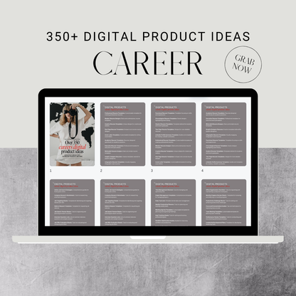 350+ Careers Digital Product Ideas