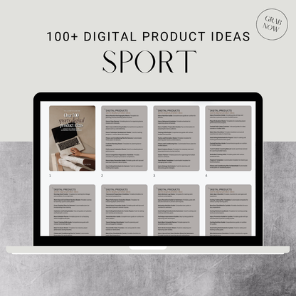 100+ Sports Digital Product Ideas