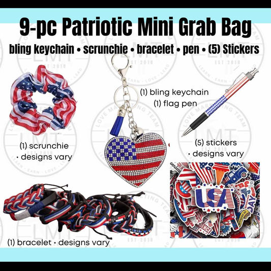 **LIMITED EDITION** 9-Pc Patriotic Mini Grab Bag Bundle