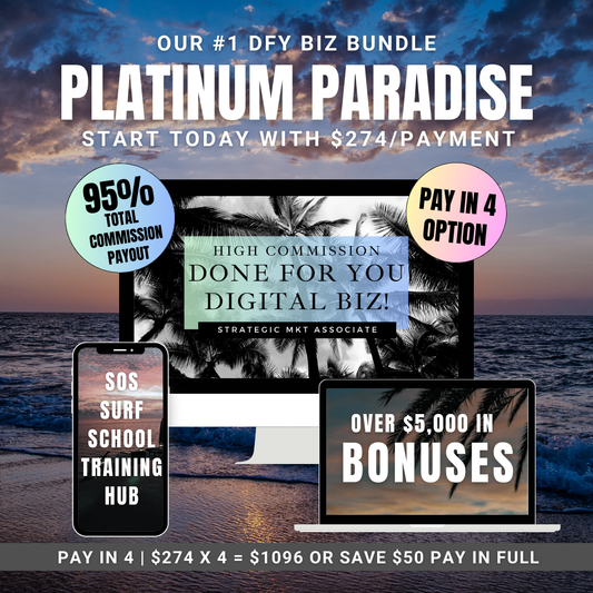 PLATINUM PARADISE | PAY IN 4 | Start Today For $274/pmt