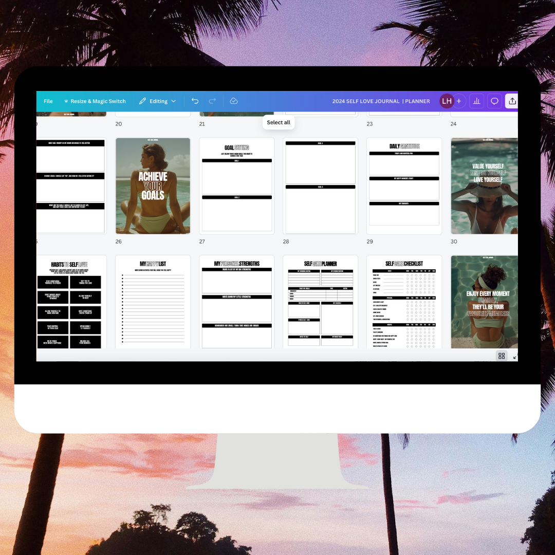 2024 SELF LOVE JOURNAL  | PLANNER | MRR/PLR