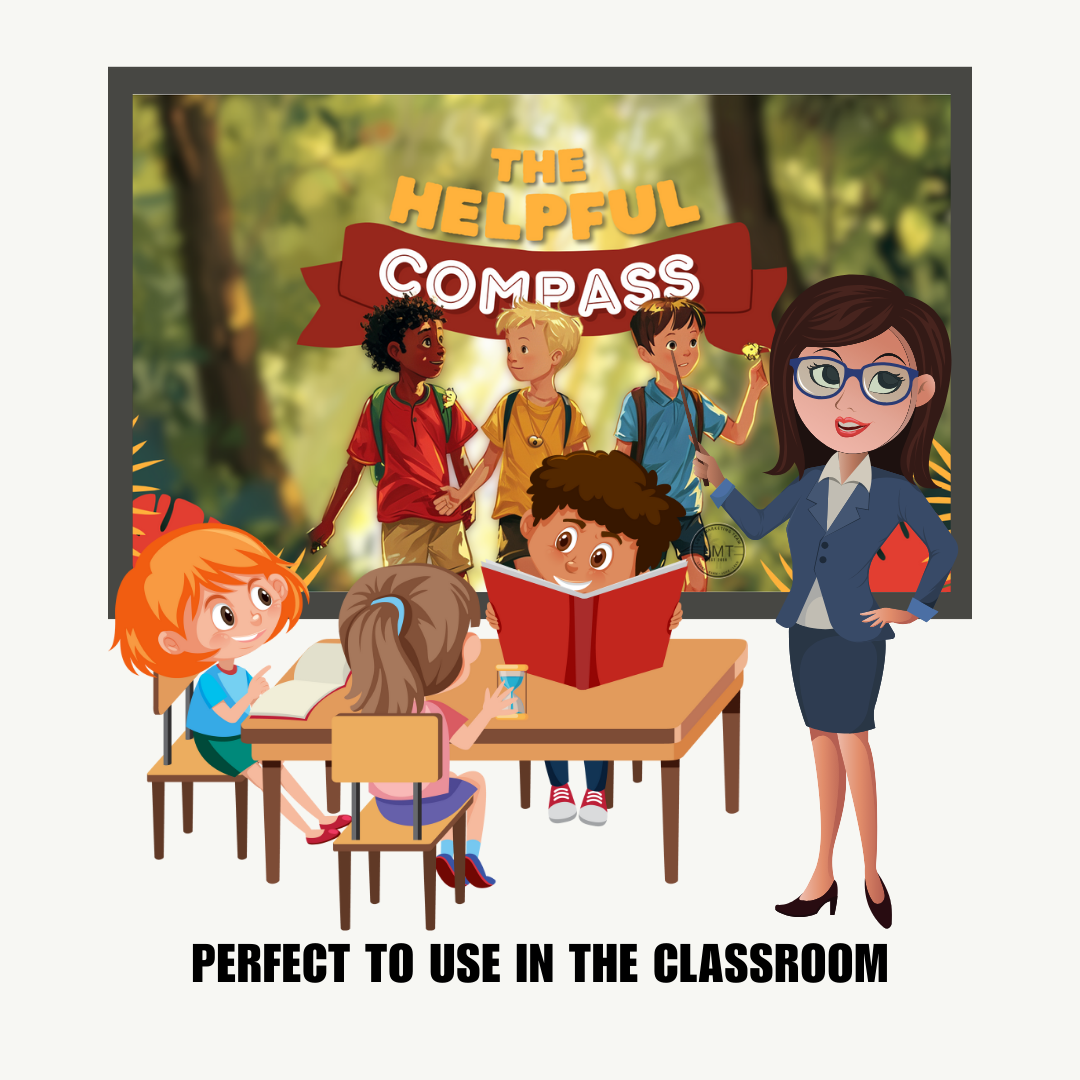 KIDS | "The Helpful Compass" | Editable Story-book with Audio | Canva Free