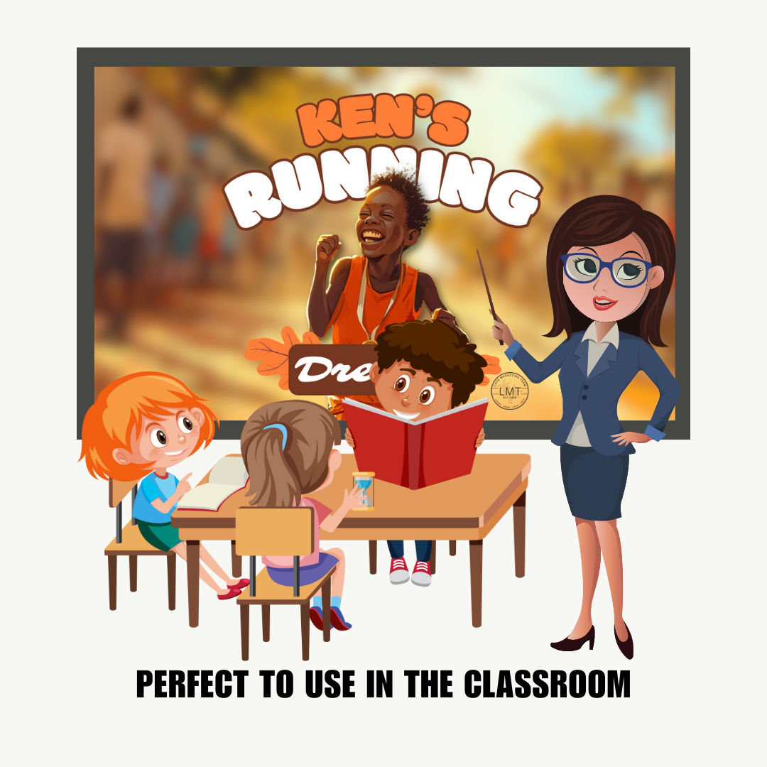 KIDS | "Ken's Running Dream" | Editable Story-book with Audio | Canva Free