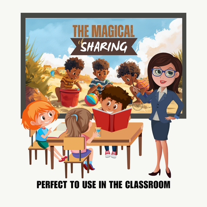 KIDS | "The Magical of Sharing" | Editable Story-book with Audio | Canva Free