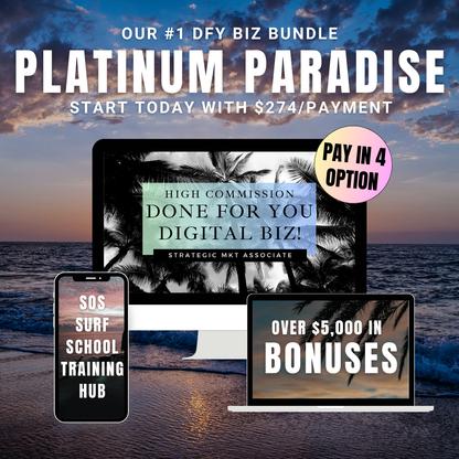 PLATINUM PARADISE | PAY IN 4 | Start Today For $274/pmt