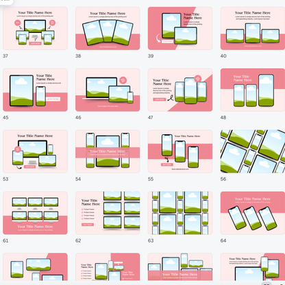 110 Multi Device Mockups | DFY | Master Resell Rights | PLR/MRR