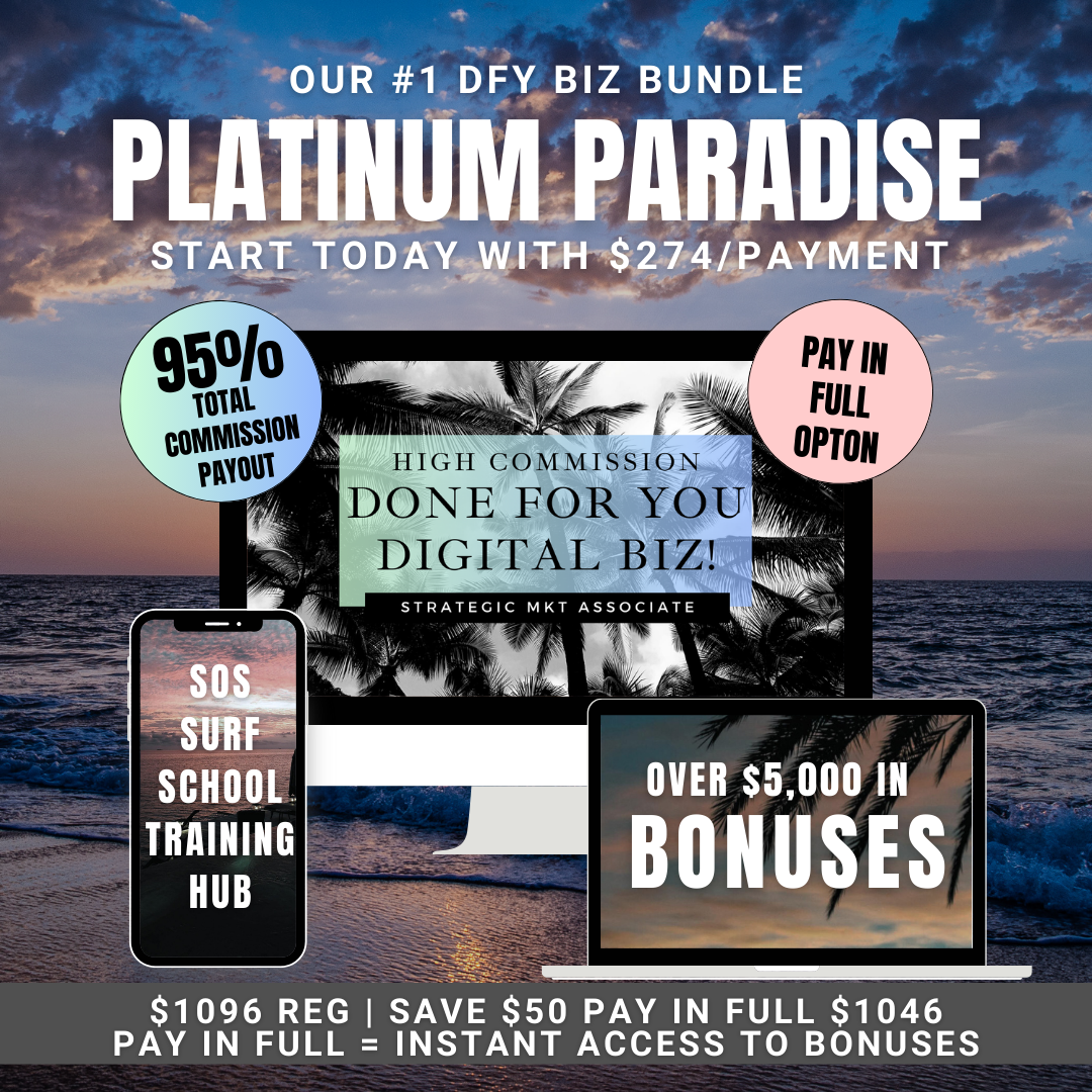 PLATINUM PARADISE | PAY IN FULL | $300 GC + SAVE $50*