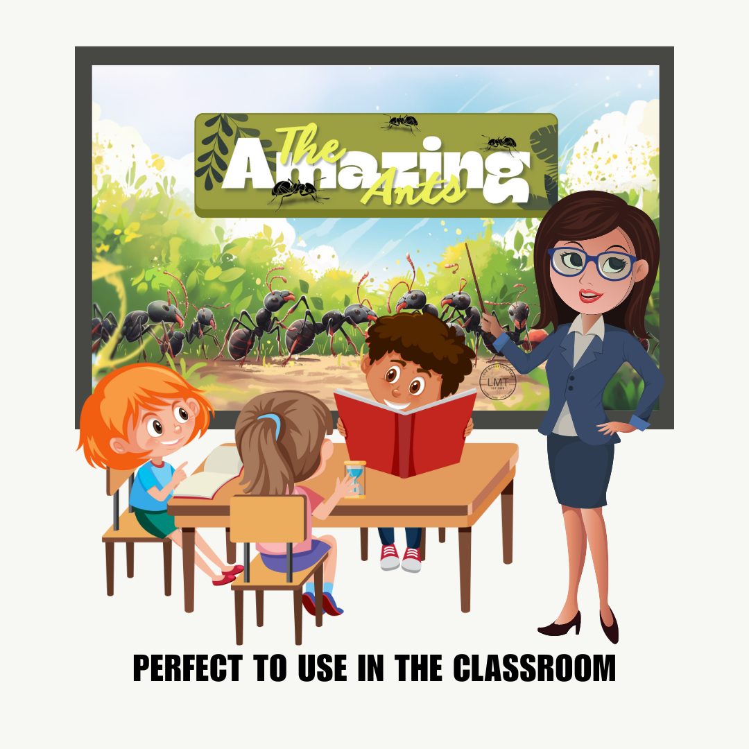 KIDS | "The Amazing Ants" | Editable Story-book with Audio | Canva Free