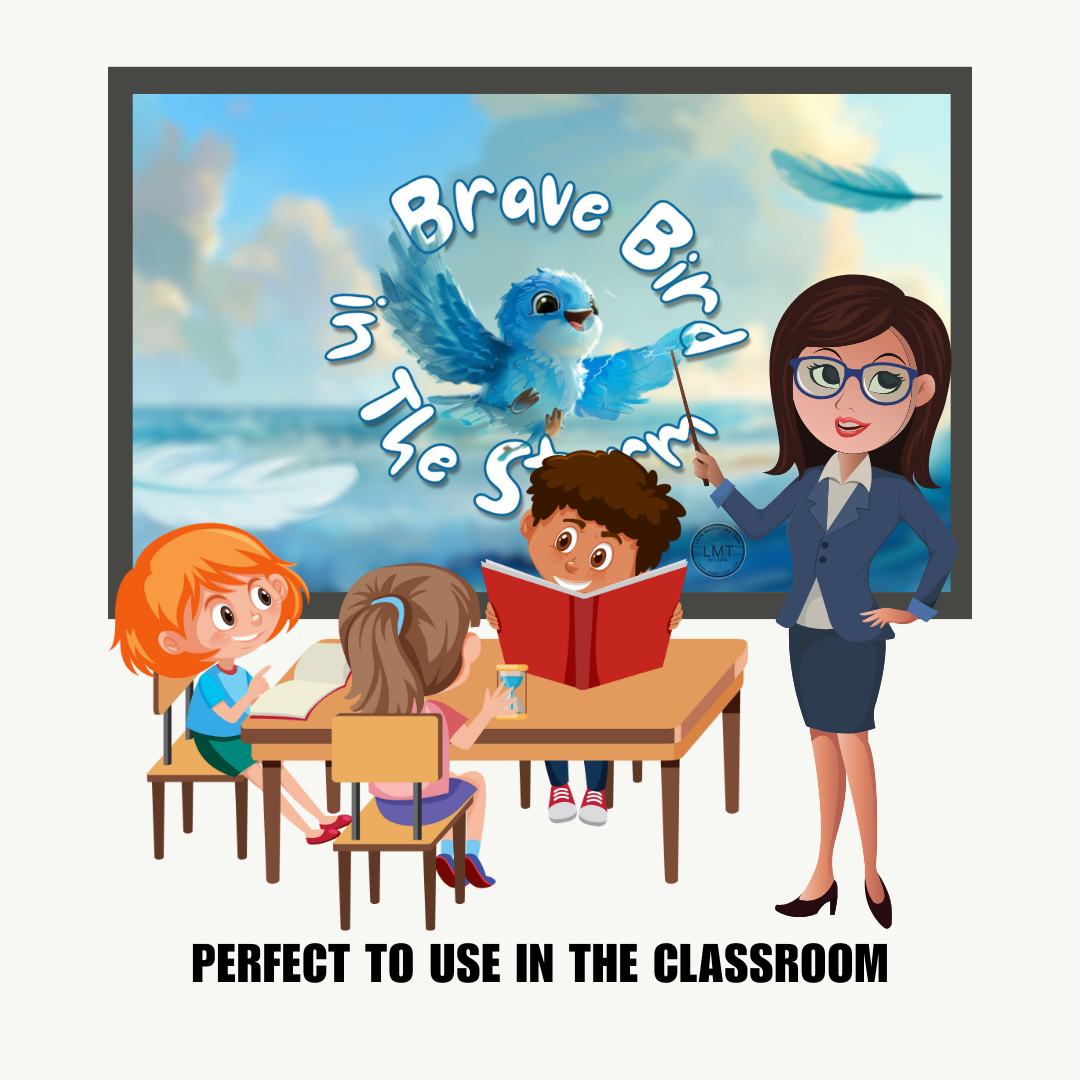 KIDS | "Brave Bird in the Storm" | Editable Story-book with Audio | Canva Free