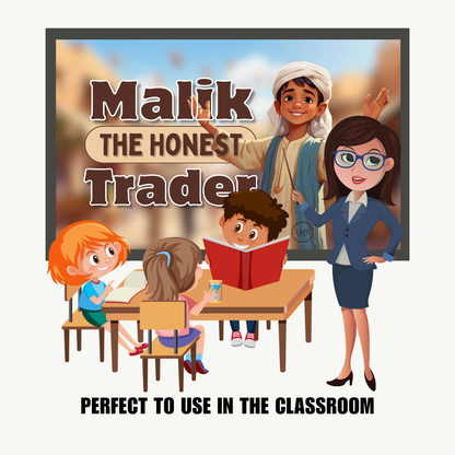 KIDS | "Malik the Honest Trader" | Editable Story-book with Audio | Canva Free