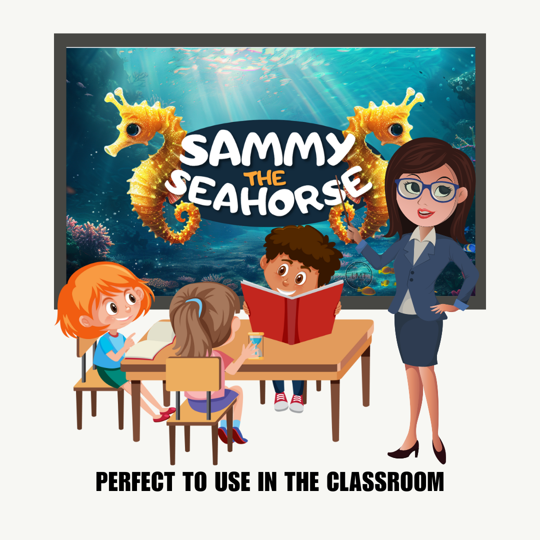 KIDS | "Sammy the Seahorse" | Editable Story-book with Audio | Canva Free