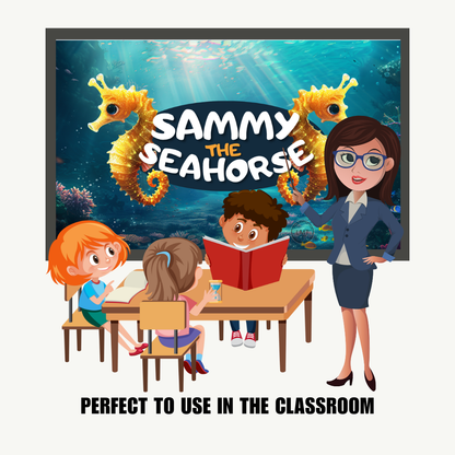 KIDS | "Sammy the Seahorse" | Editable Story-book with Audio | Canva Free