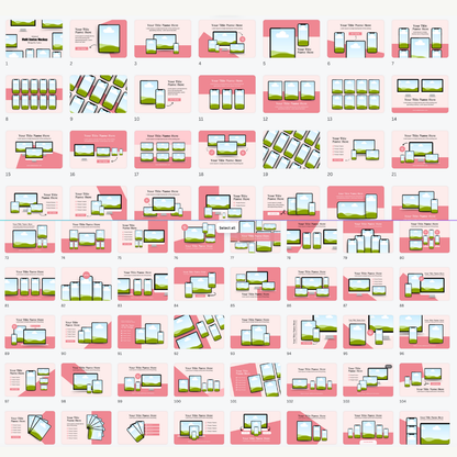 110 Multi Device Mockups | DFY | Master Resell Rights | PLR/MRR