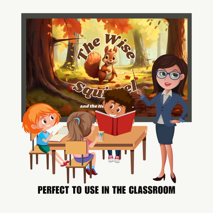 KIDS | "The Wise Squirrel and the Helpful Friends" | Editable Story-book with Audio | Canva Free