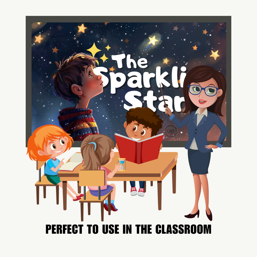 KIDS | "The Sparkling Stars" | Editable Story-book with Audio | Canva Free