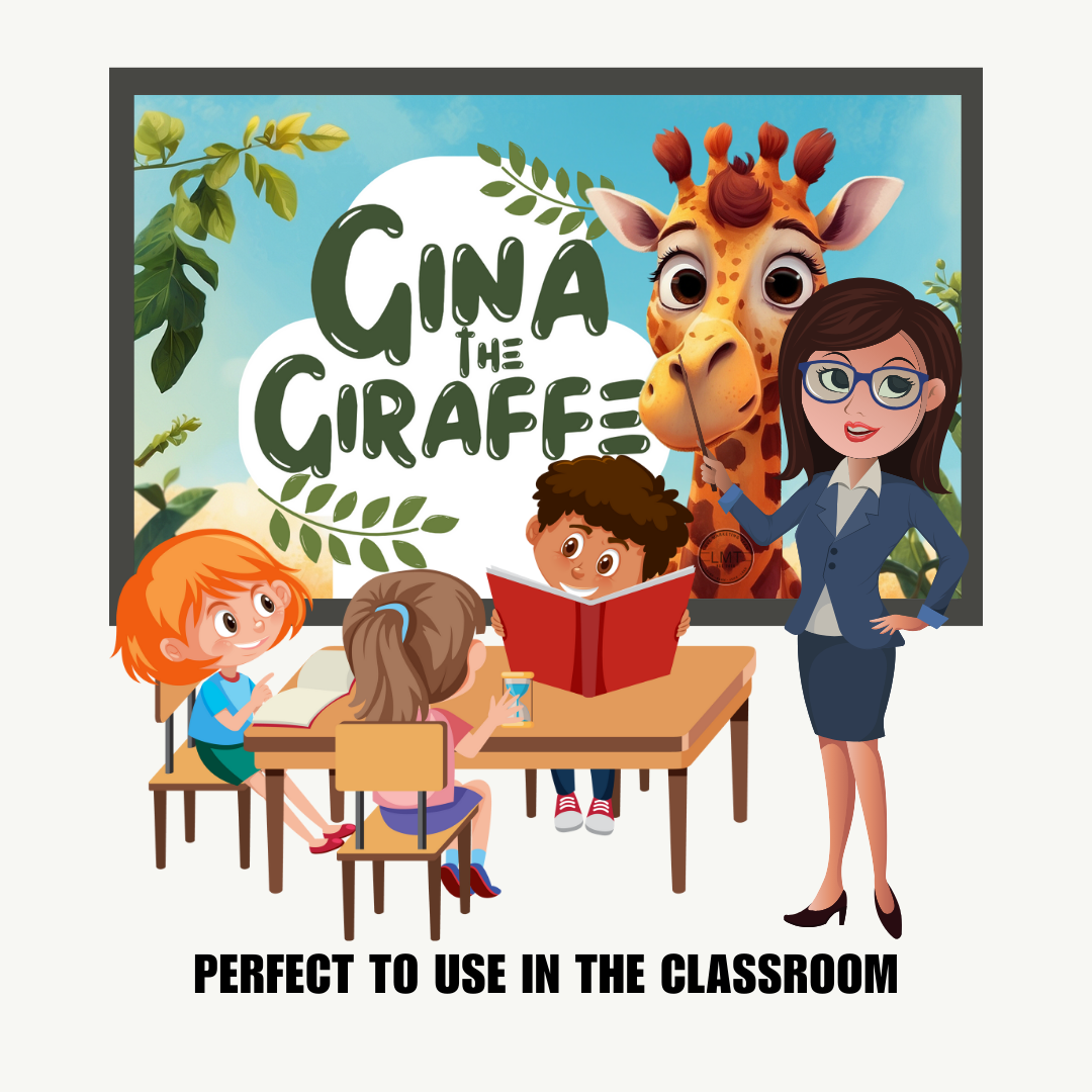 KIDS | "Gina the Giraffe" | Editable Story-book with Audio | Canva Free