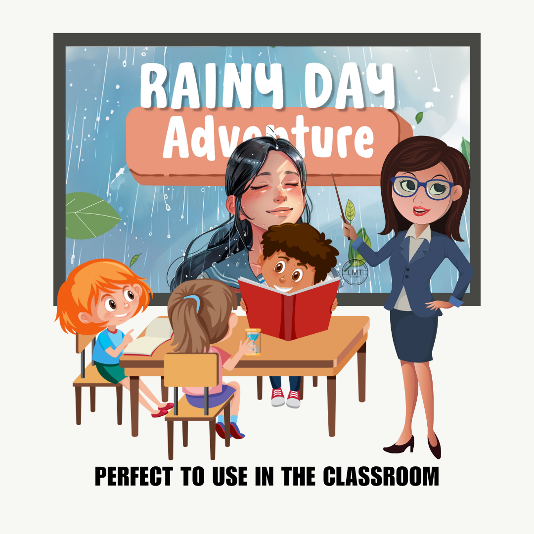 KIDS | "Rainy Day Adventure" | Editable Story-book with Audio | Canva Free