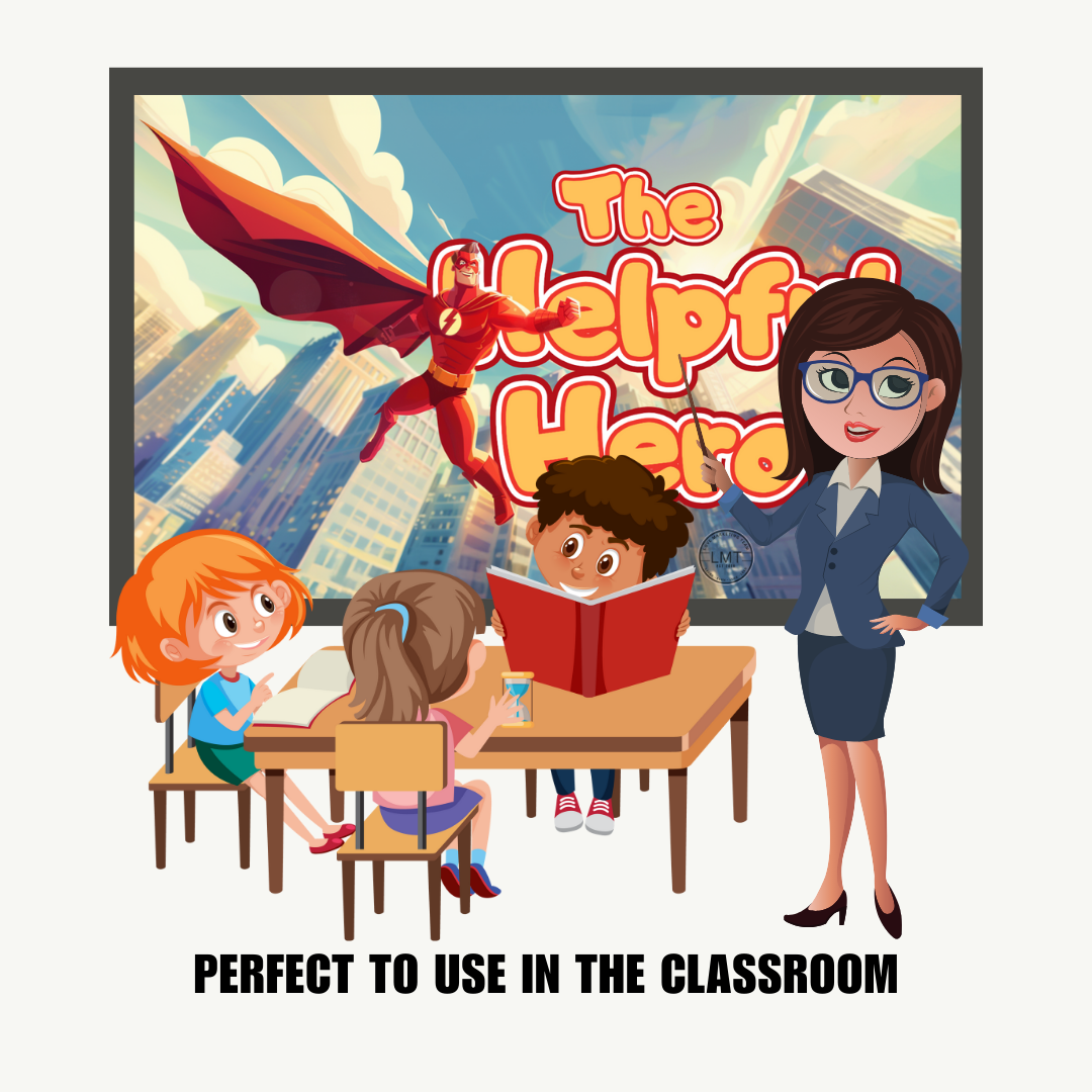 KIDS | "The Helpful Hero" | Editable Story-book with Audio | Canva Free