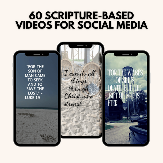 60 Scripture Based Reels | Social Media Content | Faith