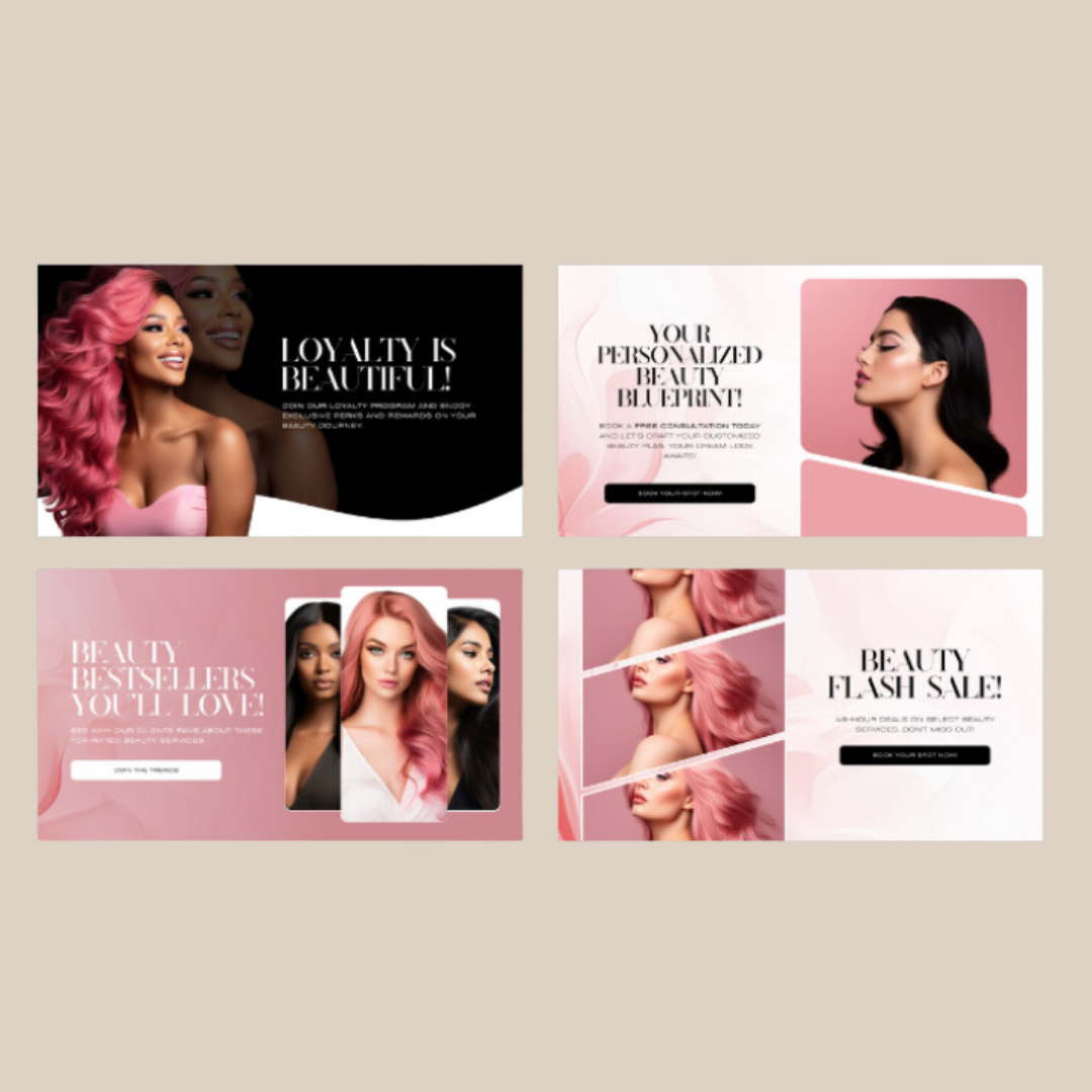 Website Banners For Beauty Boutique | Business |