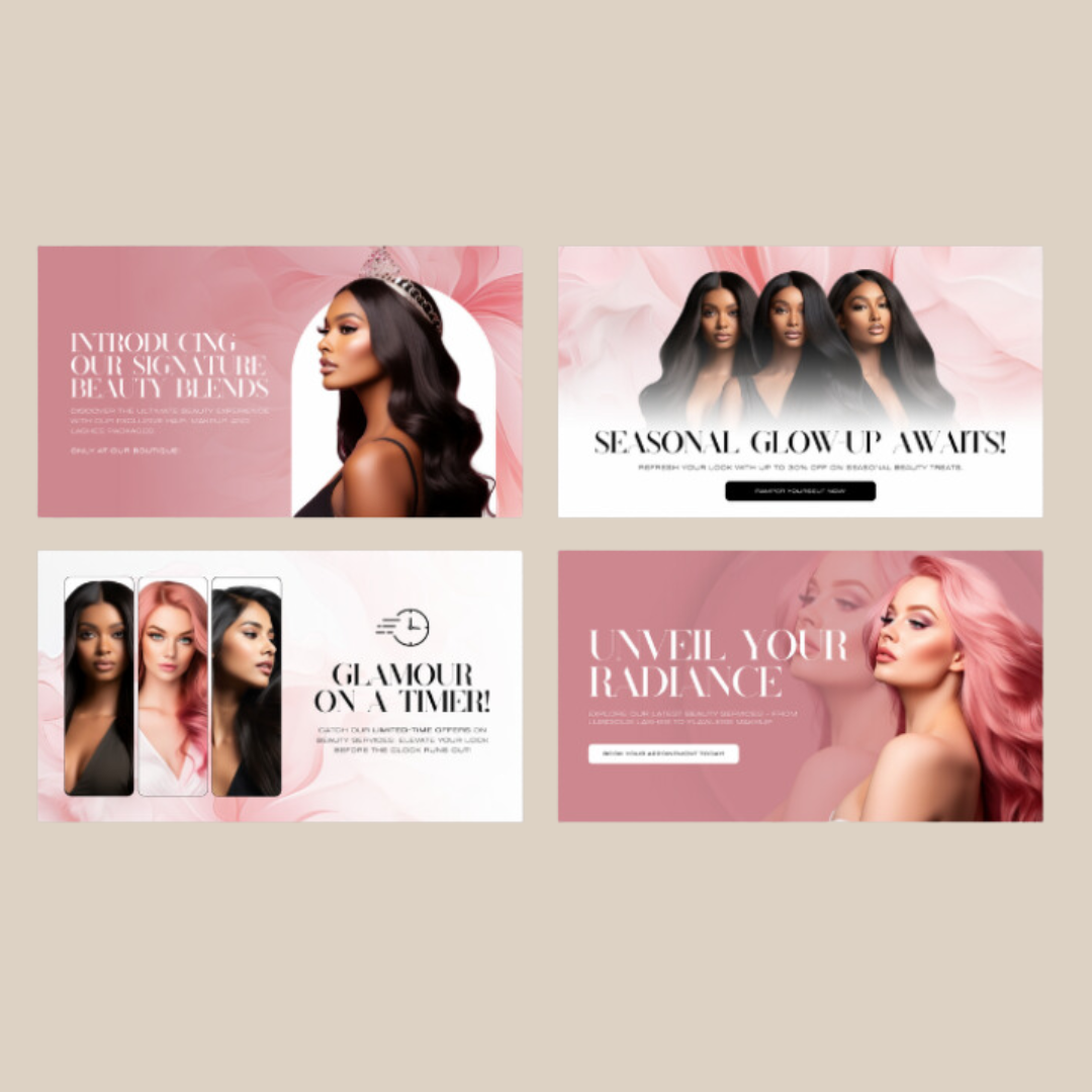 Website Banners For Beauty Boutique | Business |