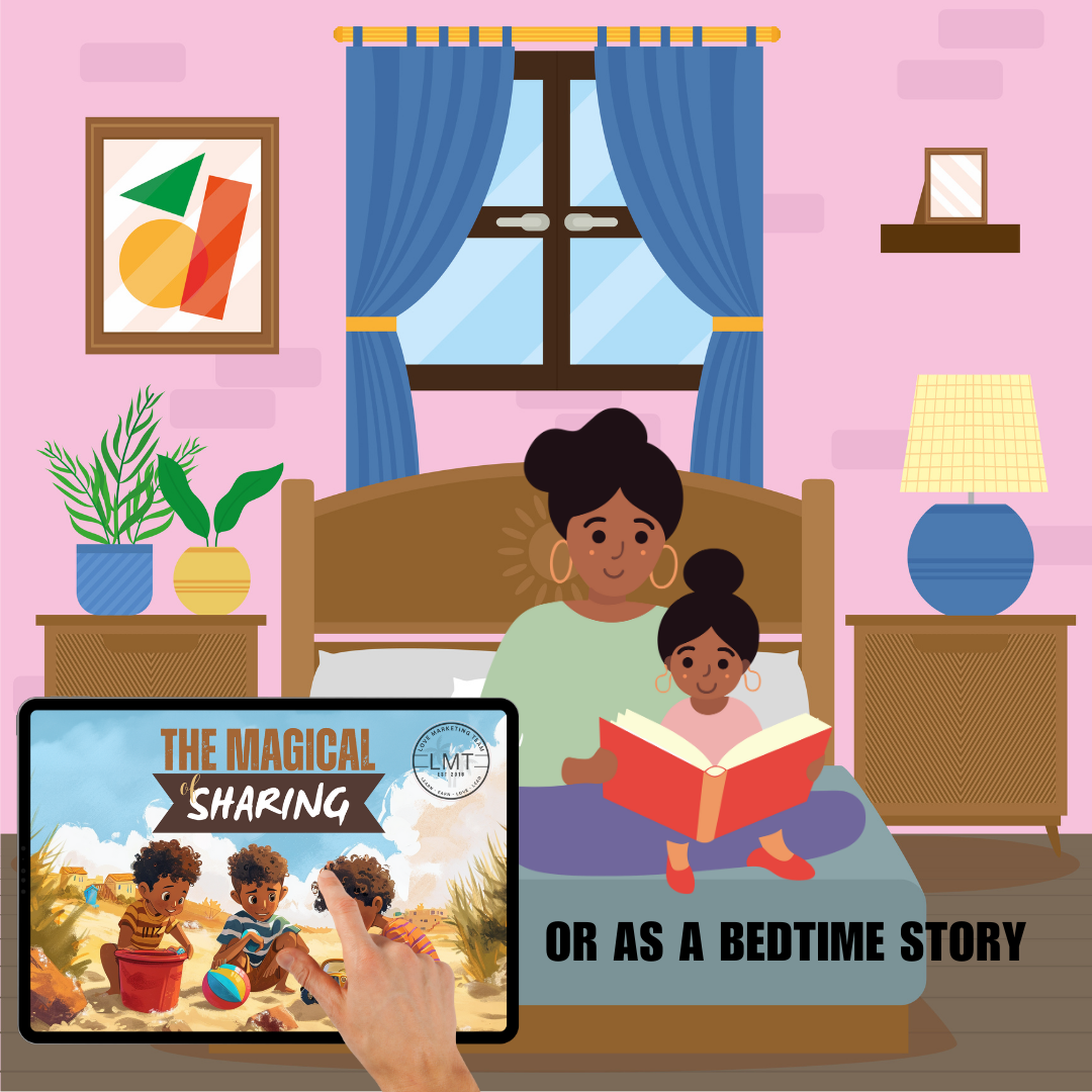 KIDS | "The Magical of Sharing" | Editable Story-book with Audio | Canva Free