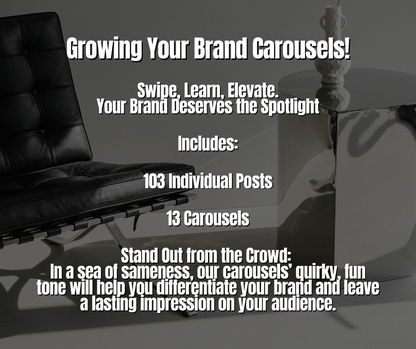 How To Grow Your Brand Carousels - Carousels With Photos + Mockups (Website Images)