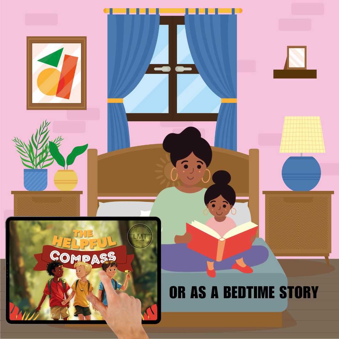 KIDS | "The Helpful Compass" | Editable Story-book with Audio | Canva Free