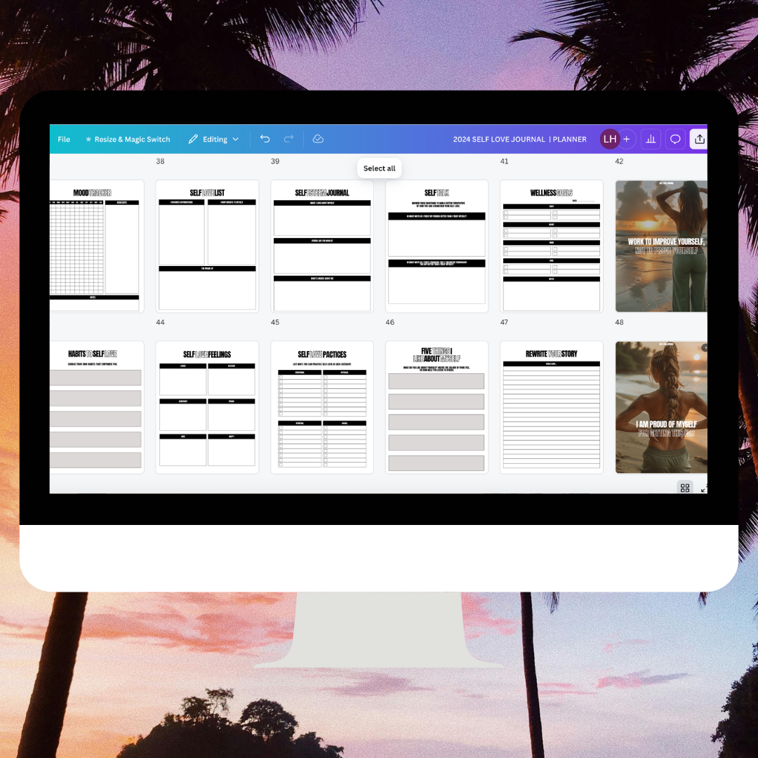 2024 SELF LOVE JOURNAL  | PLANNER | MRR/PLR
