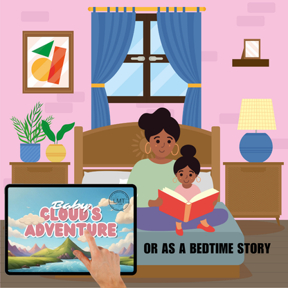 KIDS | "Baby Cloud's Adventure" | Editable Story-book with Audio | Canva Free