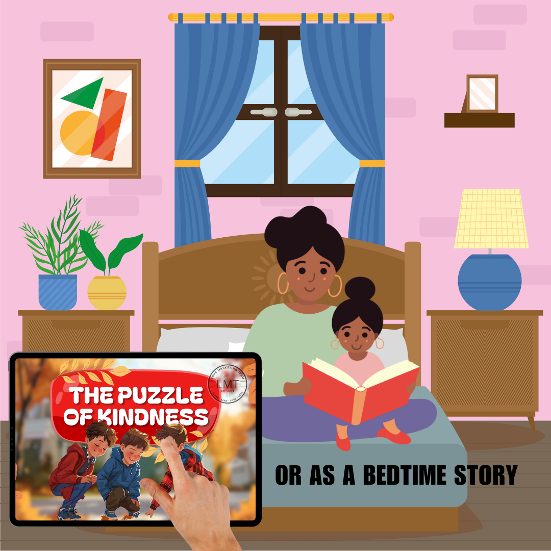 KIDS | "The Puzzle of Kindness" | Editable Story-book with Audio | Canva Free