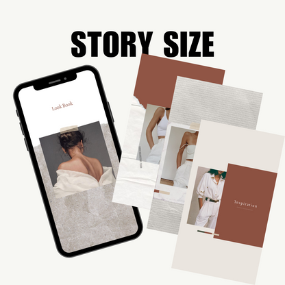 SOCIAL MEDIA | Waimea Template Bundle | 32 EYE-CATCHING STORIES + SQUARE POSTS