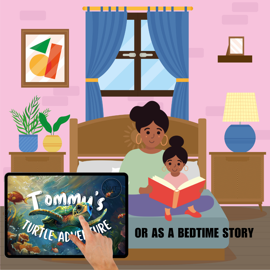 KIDS | "Tommy's Turtle Adventure" | Editable Story-book with Audio | Canva Free