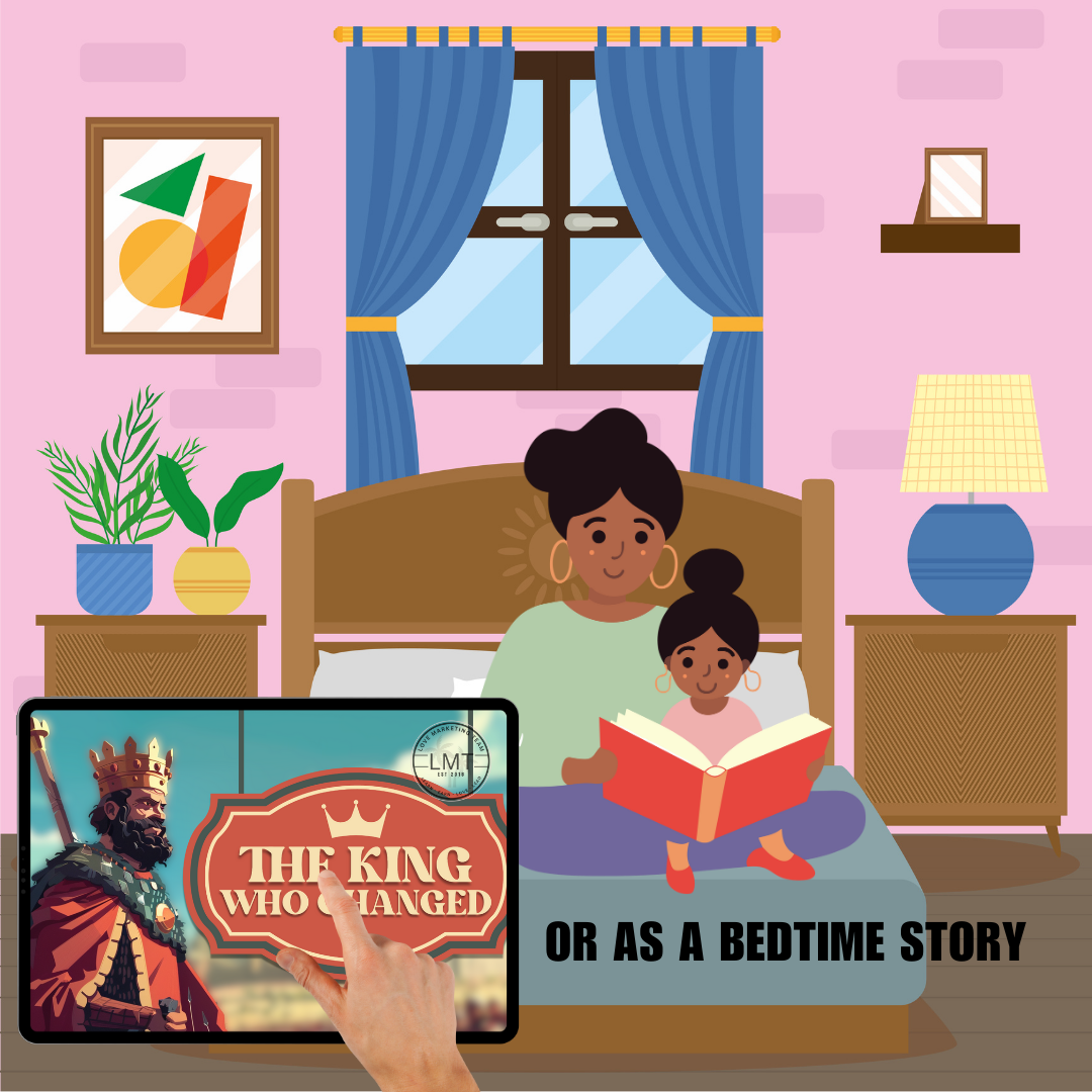 KIDS | "The King Who Changed" | Editable Story-book with Audio | Canva Free