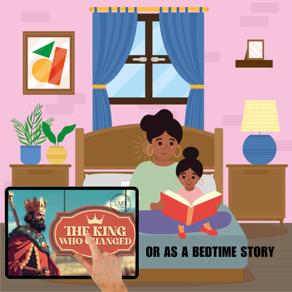 KIDS | "The King Who Changed" | Editable Story-book with Audio | Canva Free