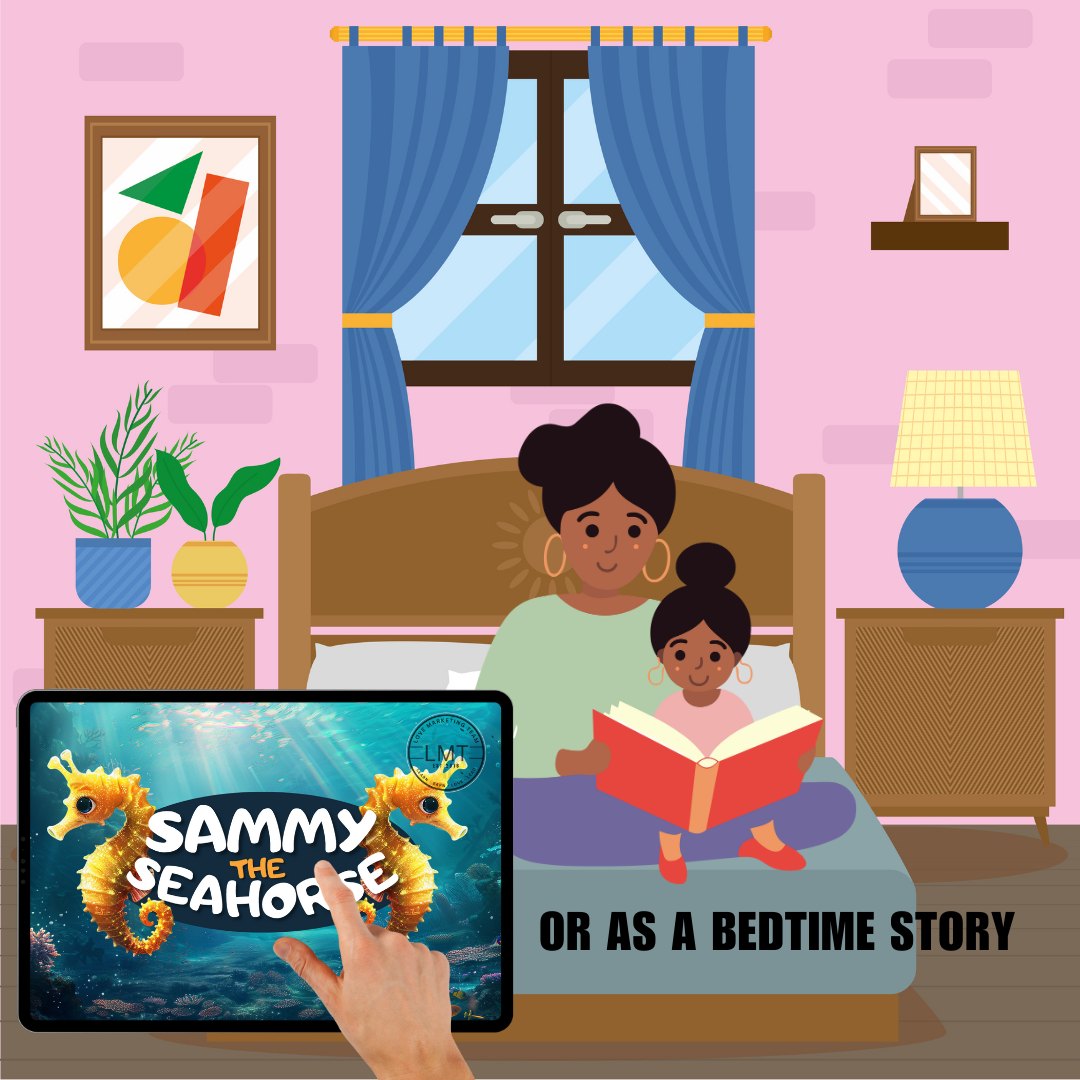 KIDS | "Sammy the Seahorse" | Editable Story-book with Audio | Canva Free